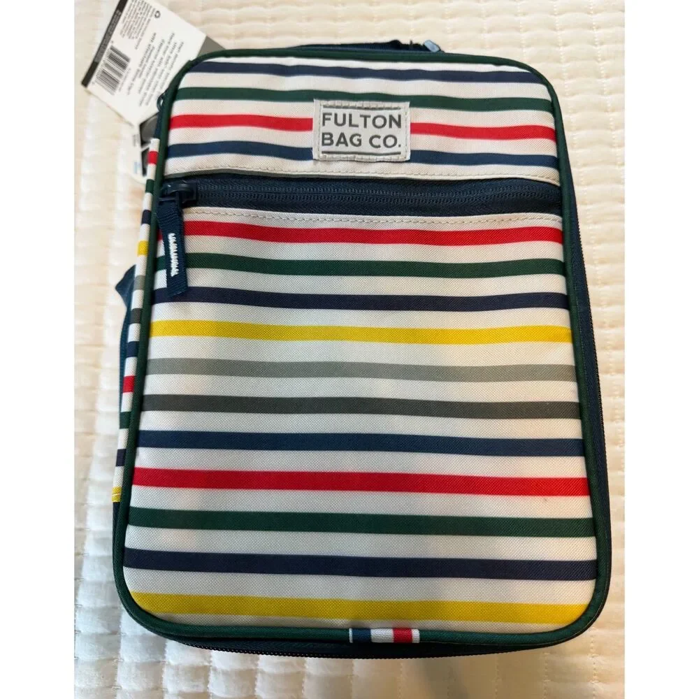 New!!  Fulton Bag Company Stripe Lunchbox
